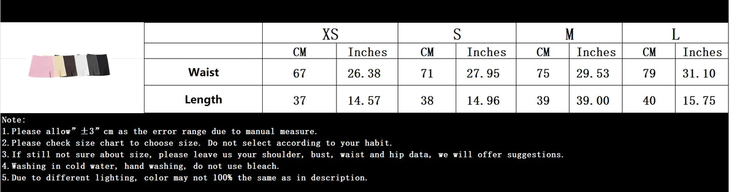 TRAFZA Casual Chic Butter Yellow Women Shorts Skirt Solid Zipper Shorts Skirt Fashion 2025 Spring Summer Elegant Holiday Shorts