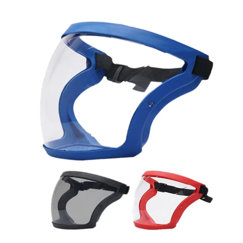 Highdefinition Protective Goggles Full Face Protection Transparent Riding Goggles Antispray Antidust Antifog And Antiwind Mask