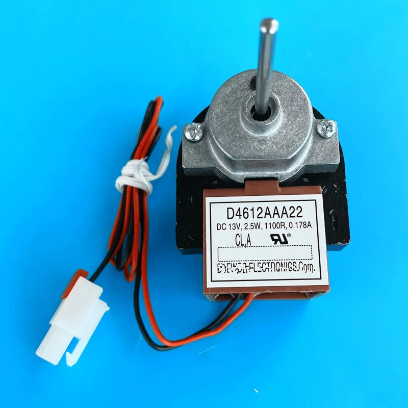 D4612AAA22 Refrigerator Fan Motor DC 13V 2.5W 1100RPM 0.178A Fridge Motor Freezer Evaporator Fan Motor