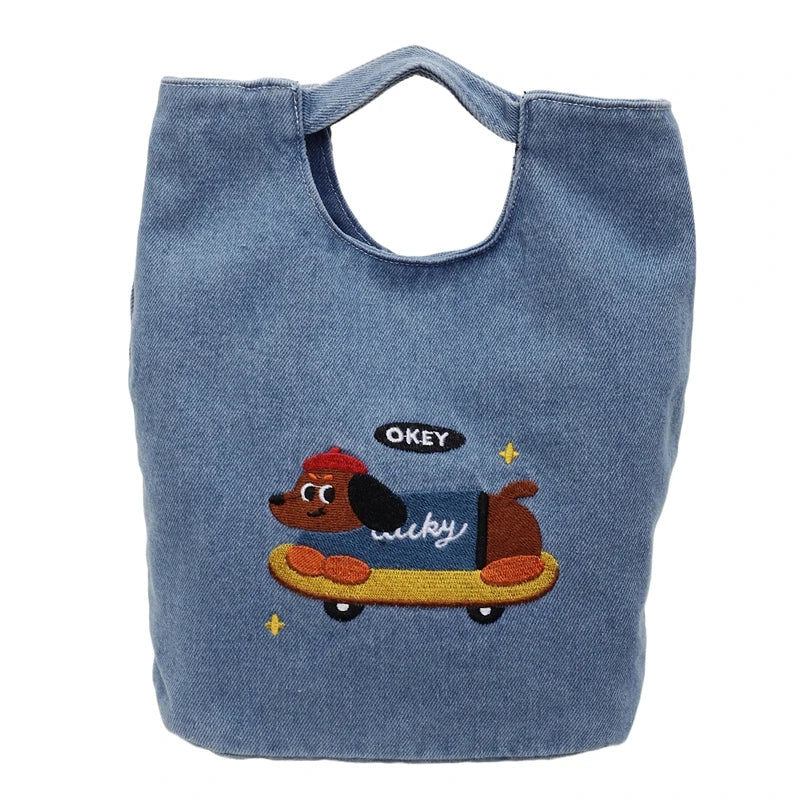 American Retro Japanese Style Tote Bag 2025 New Large Capacity Korean Commuting Portable Bucket Bag Relaxed Feeling Women's Bag