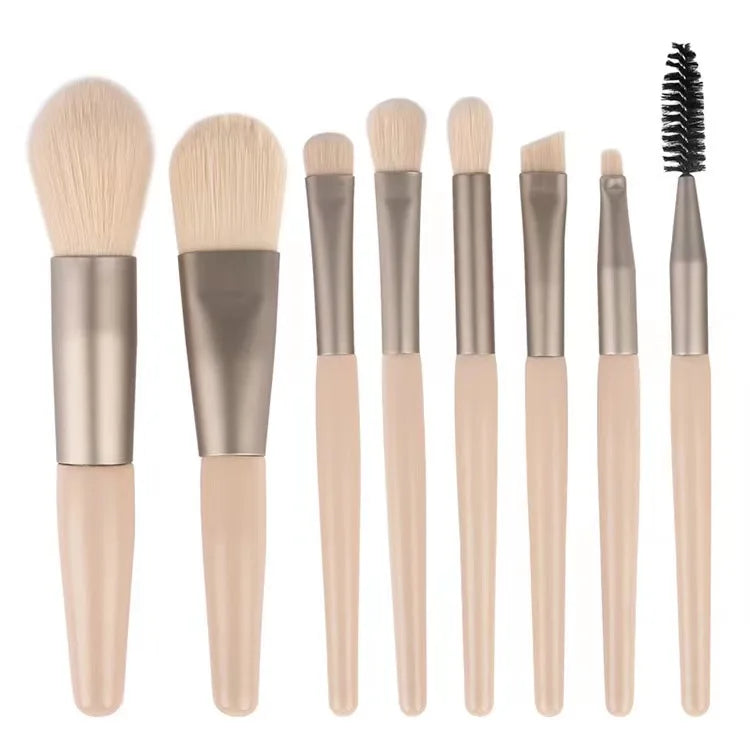 20/10/8/6Pcs Makeup Brushes Set Professional Plastic Handle Soft Synthetic Hair Powder Foundation Eyeshadow Brush Make Up Tools