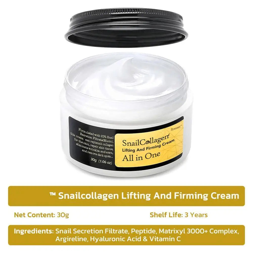 Snail Collagen Face Cream/Repair Essence Moisturizing Lifting Firming Smoothing Nourishing Hydrating Cream Skin Care Product