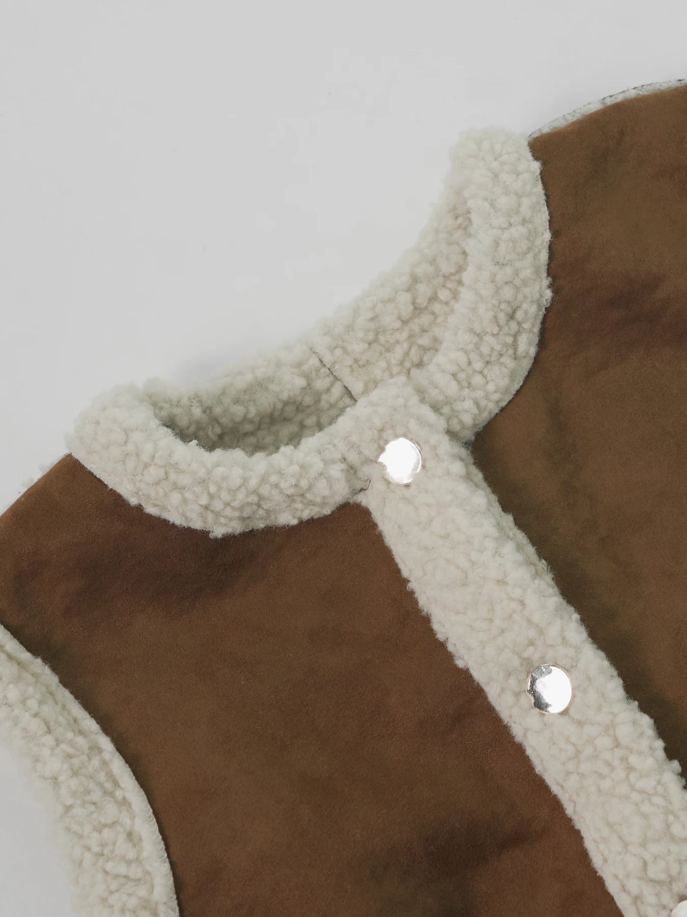 Imitation Lamb Hair Vest Women's Autumn Winter New Style Outwear Warm Suede Vest Thickened Insulation Brown Top Coat For Women