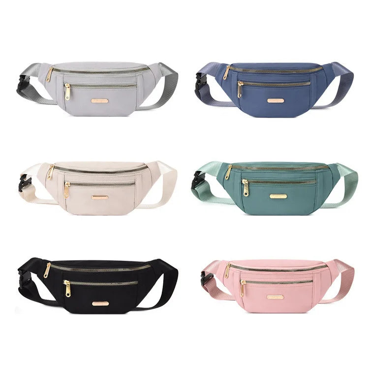 Women Waist Bags for Women Oxford Leisure Color Chest Bag Shoulder Crossbody Waist Bags Handbags Female Messenger Belt Bags