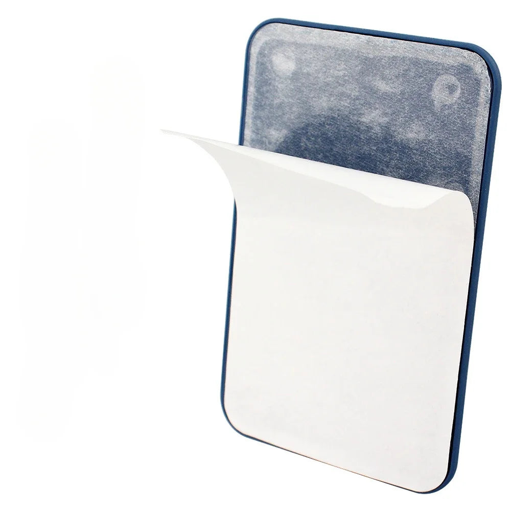 New Phone Wallet Stick on Credit Card Holder Phone Pocket for All Solid Colour Back Cards Holder Phone Card Holder Wallet Case