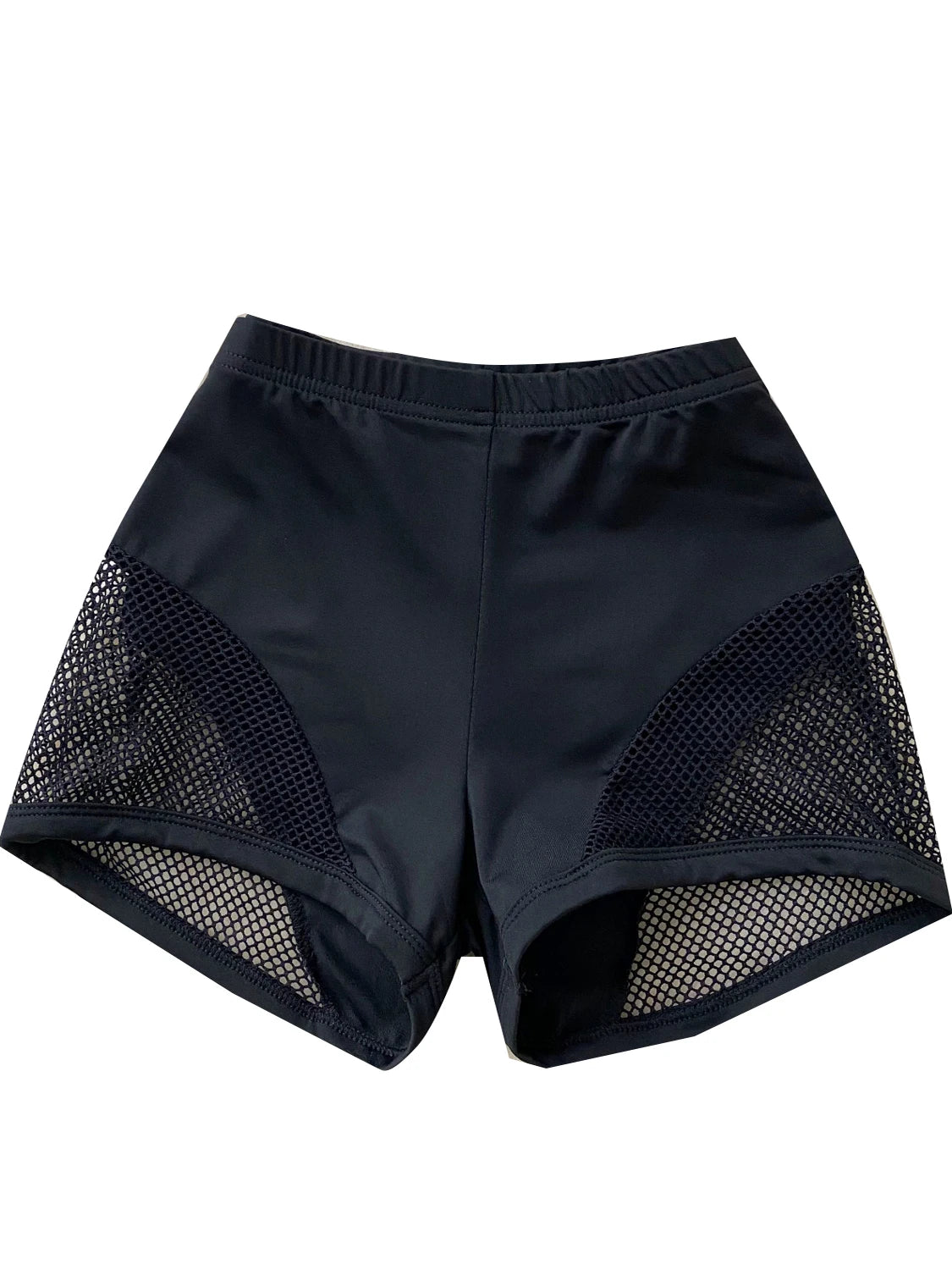 Foamlina Women's Casual Sweatpants Girl's Summer New Sexy Tight Hip Pants Pure Lust Black Grid Patchwork Y2K Street Shorts