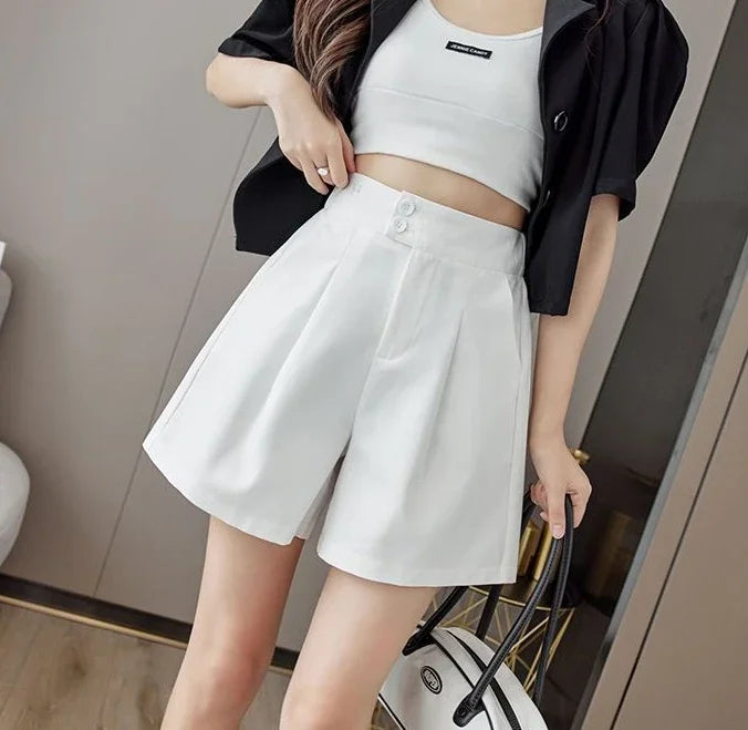 Loose Female Short Pants Jorts Baggy Women's Shorts Outdoor Flowy Casual Luxury Fashion Clothing 2024 Elegant New In To Wear Hot