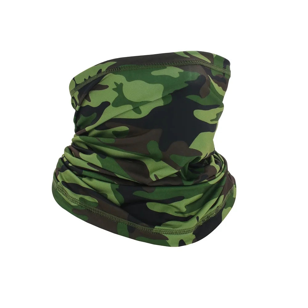 Outdoor Bandana Scarf Seamless Balaclava Buffs Neck Warmer Cycling Motorcycle Windproof Scarf Sun Protection Fishing Face Mask