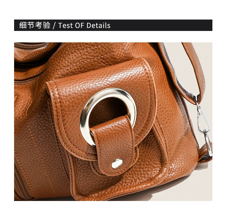 Large Capacity Convertible Women's Shoulder Crossbody Bag Multifunctional Travel Purses and Handbag Backpack Student Backpack
