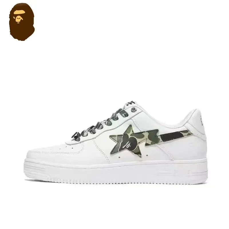 A BATHING APE Bape Sta X Marvel Hero Collection Co Branded Niche Street Vibe Fashion Casual Board Shoes Trend Shoes