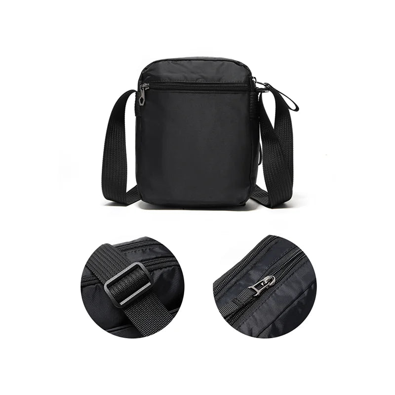 Volunteer Crossbody Bags for Men Waterproof Oxford Cloth Phone Sling Bag Male Light Weight Hiking Climbing Shoulder Bag 1713-12